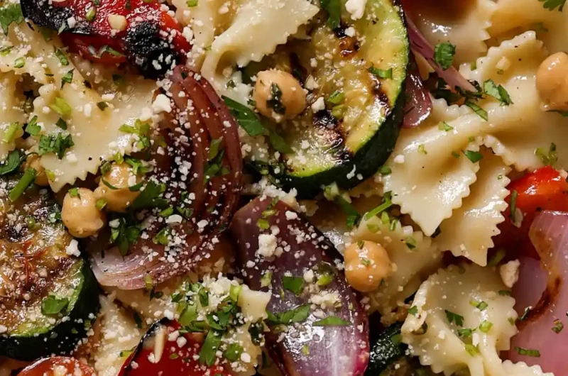 Grilled Vegetable Summer Pasta Salad