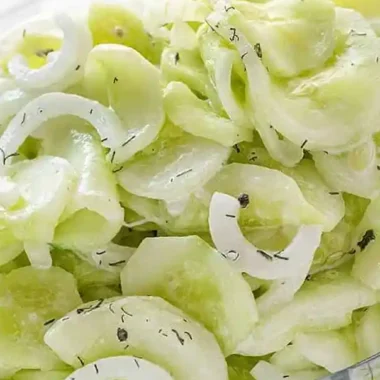 Creamy German Cucumber Salad