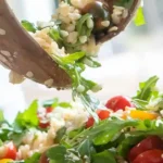Mediterranean Orzo Salad with Cherry Tomatoes and Feta
