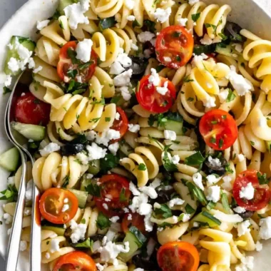 Refreshing Greek Pasta Salad