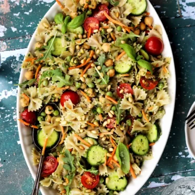 Creamy Green Goddess Pasta Salad
