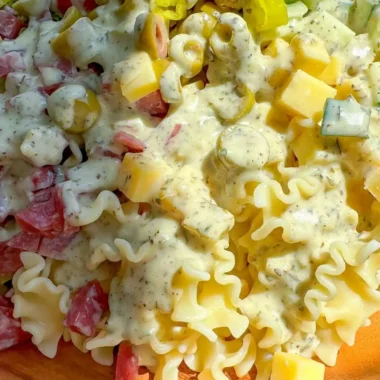 Creamy Italian Grinder Pasta Salad