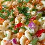 Creamy and Zesty Macaroni Salad