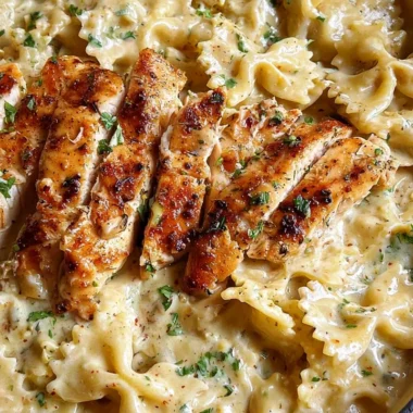 Creamy Garlic Parmesan Chicken Pasta