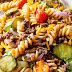 Cheeseburger Inspired Pasta Salad
