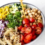 Mediterranean Chickpea Pasta Salad
