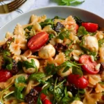 Mediterranean Pasta Salad with Pesto