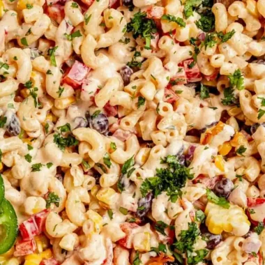 Creamy Mexican Macaroni Salad
