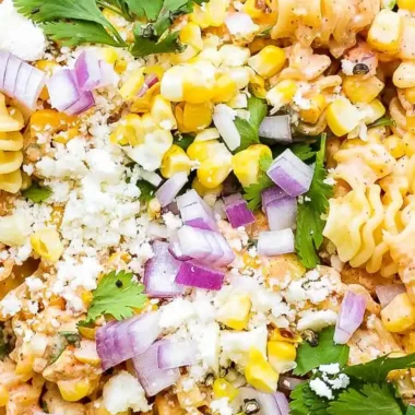 Creamy Mexican Street Corn Pasta Salad