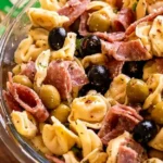 Savory Olive and Tortellini Pasta Salad