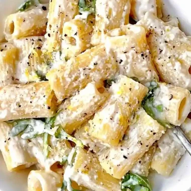 Creamy One-Pot Lemon Ricotta Rigatoni