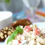 Creamy Pasta Crab Salad