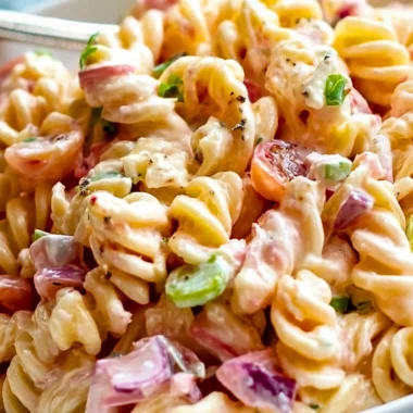 Pink Cadillac Pasta Salad