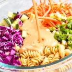 Nutritious Thai-Style Chickpea Pasta Salad