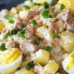 Salade de Pommes de Terre au Thon et Œufs Frais