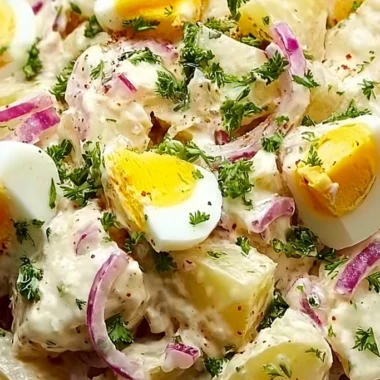 Salade de Pommes de Terre aux Œufs et Vinaigrette Crémeuse
