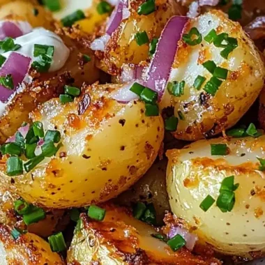 Salade de Pommes de Terre Écrasées et Croustillantes