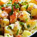 Salade de Pommes de Terre Écrasées au Yaourt et Herbes Fraîches