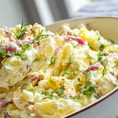 Salade de pommes de terre crémeuse traditionnelle