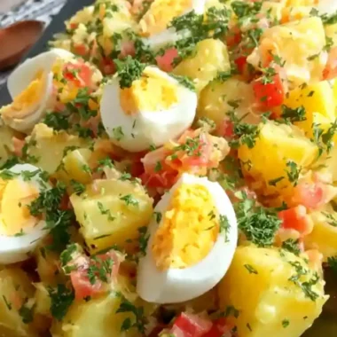 Salade de Pommes de Terre Gourmande au Comté et Tofu Fumé