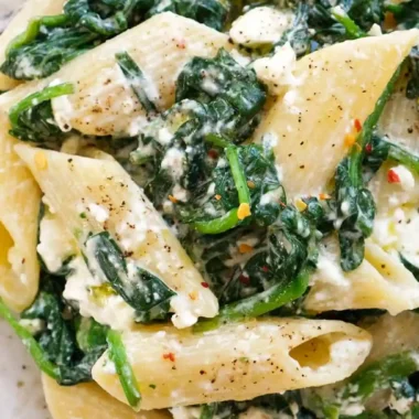 Spinach Feta Pasta
