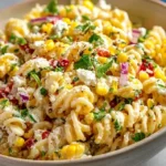 Creamy Street Corn Pasta Salad