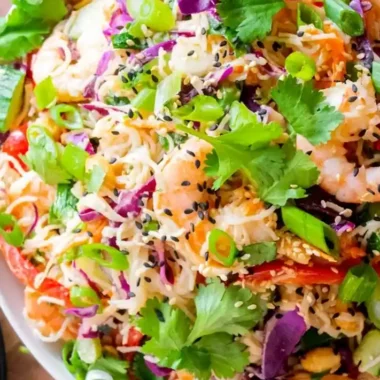Thai Glass Noodle Salad with Peanut Dressing