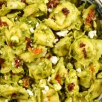 Creamy Pesto Tortellini Pasta Salad