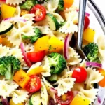 Garden Vegetable Pasta Salad with Balsamic Dressing