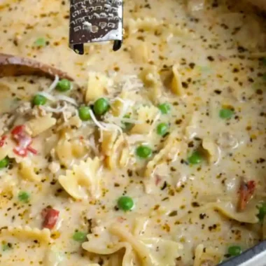 Creamy Italian Ground Chicken Soup
