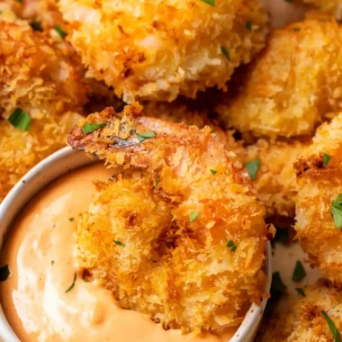 Crispy Air Fryer Shrimp with Zesty Sriracha Mayo