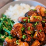 Air Fryer Ginger Glazed Salmon Bites