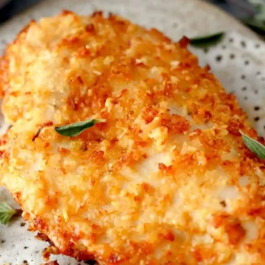 Crispy Air Fryer Parmesan Crusted Chicken