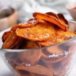 Spicy Air Fryer Sweet Potato Chips