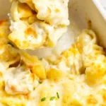Creamy Baked Tortellini with Homemade Alfredo Sauce
