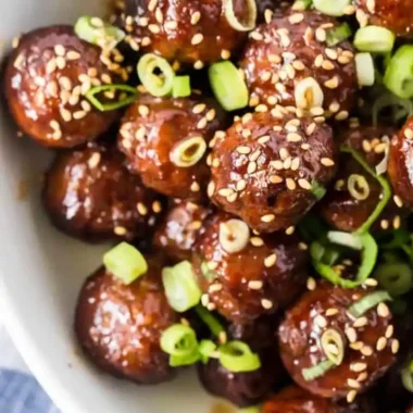 Asian Crockpot Meatballs