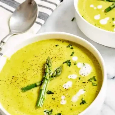 Creamy Dairy-Free Asparagus Soup