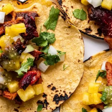 Authentic Al Pastor Beef Tacos