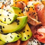 Avocado and Smoked Salmon Sushi Bowl