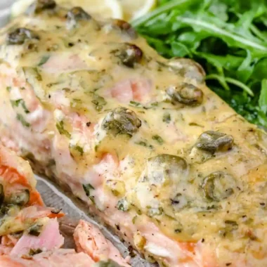 Tangy Baked Dijon Salmon
