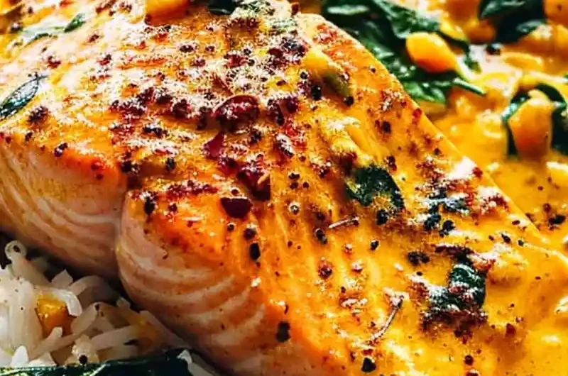 Creamy Coconut Salmon Curry