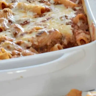 Baked Ziti with Meat Sauce