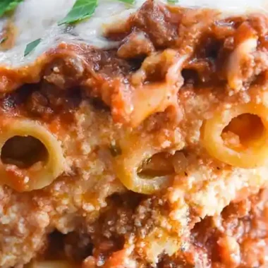 Cheesy Baked Ziti with Ricotta