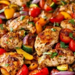 Easy Sheet Pan Balsamic Chicken and Vegetables