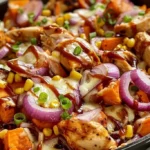 BBQ Chicken and Sweet Potato Skillet