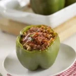 Beef and Rice Stuffed Peppers