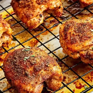 Crispy Oven-Roasted Chicken Thighs