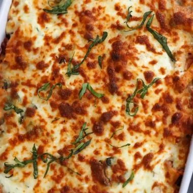 Hearty Cheesy Baked Ziti