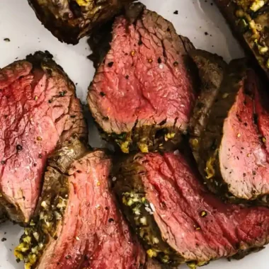 Garlic Herb Butter Beef Tenderloin Roast