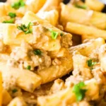 Creamy One-Pan Cheeseburger Pasta